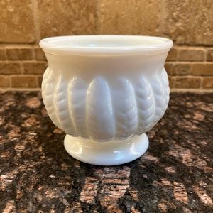 Vintage 1950’s Randall Milk Glass Planter